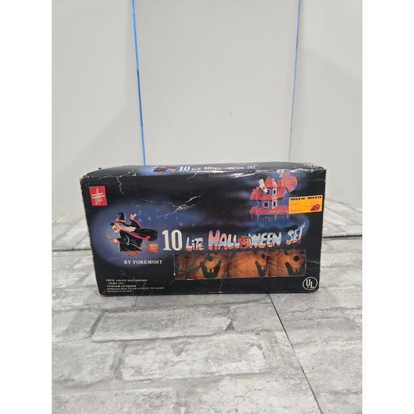 Vintage HALLOWEEN JackOLantern Blow Mold Pumpkin String Light Covers Lot Of 10 - Picture 6 of 10